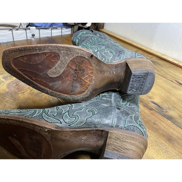 Corral Women's Back Cross And Crystals Fashion Snip Toe Boots A2810 Size 6 M - Picture 11 of 14